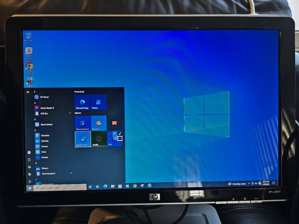 HP Pavillion Desktop With 20in Monitor