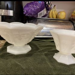 VINTAGE MILK GLASS 