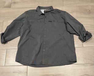Wrangler Men's Outdoor Long Sleeve Utility Camp Shirt 3XL