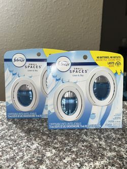 Febreze Small Spaces Linen And Sky Twin Pack Set