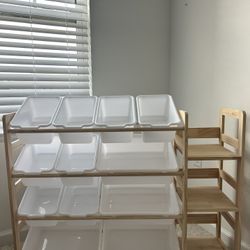 Kids Organizer Bins/Book Shelf 