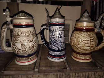 Avon handcrafted beer stein