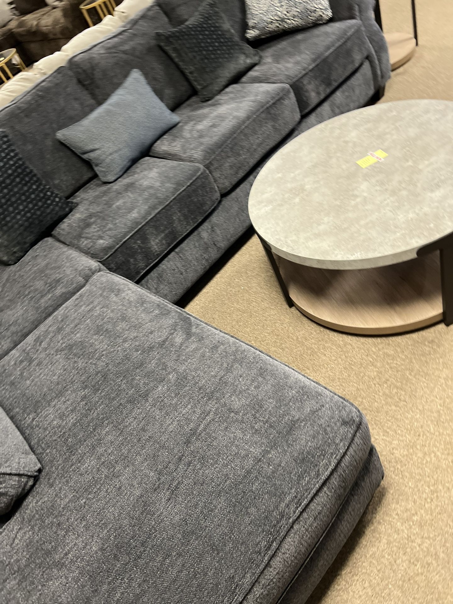 Stylish Chaise Nice Sectional!