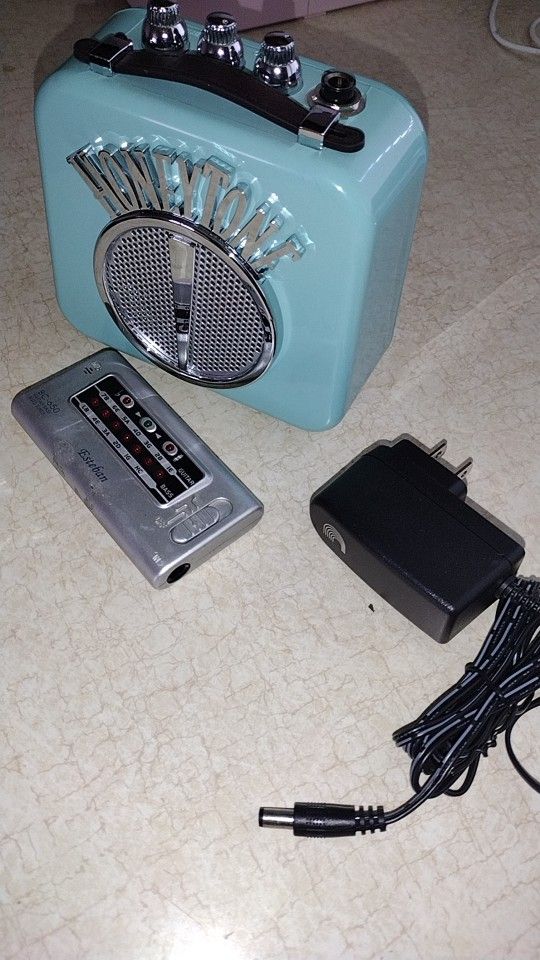 Honey Tone Amp And Esteban Guitar Tuner