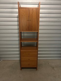 Cherry Laminate Dressing Shelves 84x15x23"