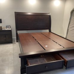 Bed Frame-Serta Mattress