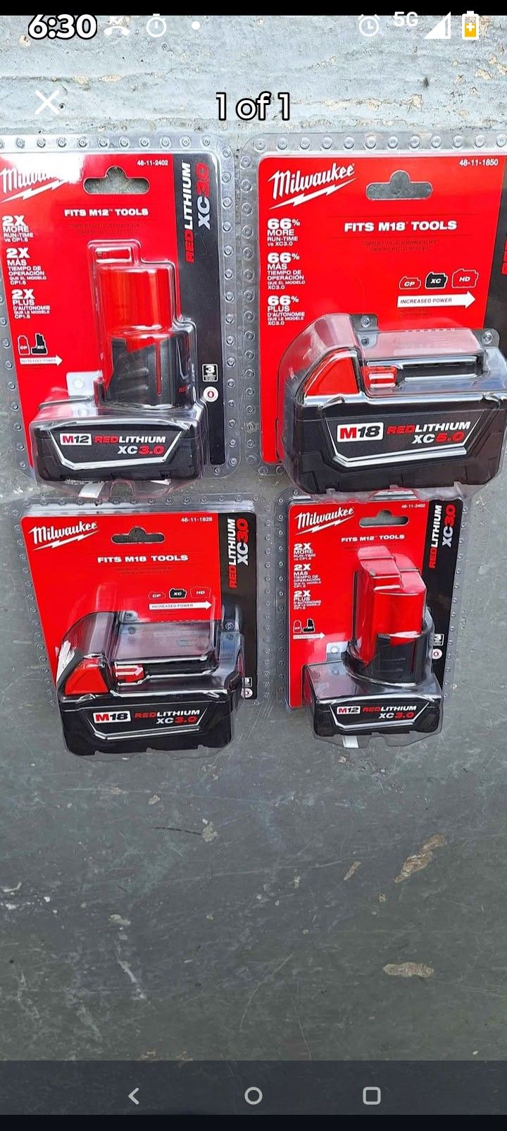 Milwaukee Batteries