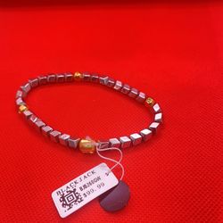 Hexagon Bracelet Size: 8 1/2”