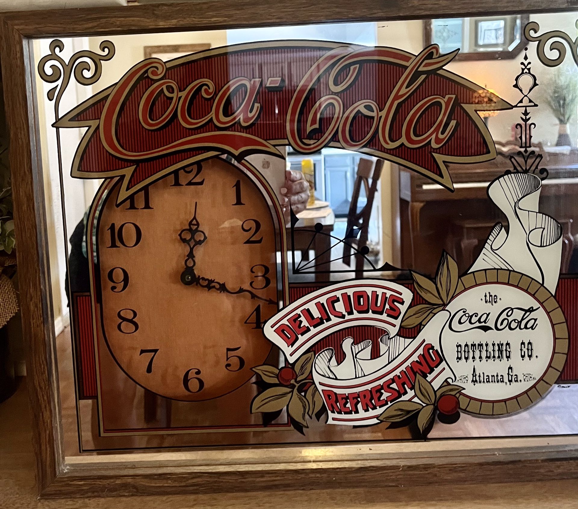 Coca-cola Clock Collectible 