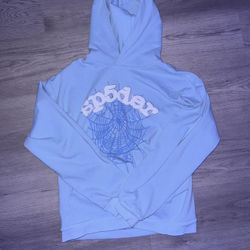 Sp5der Hoodie Blue 