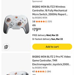 Blitz mechanical gaming controller