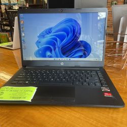 HP 14-DK1000 Laptop 14” W11 AMD Ryzen 3 8GB RAM 128GB SSD 1TB HDD +all the ports!!