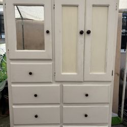 white dresser