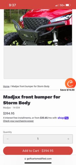 Madjax front bumper