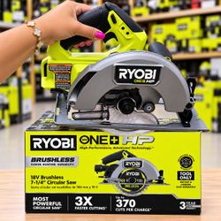 Ryobi ONE+ HP 18V Brushless 7-1/4" Circular Saw TOOL ONLY/ NO INCLUYE BATERIA