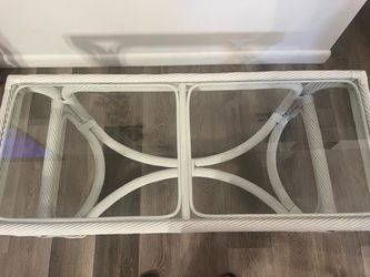 White coffee table