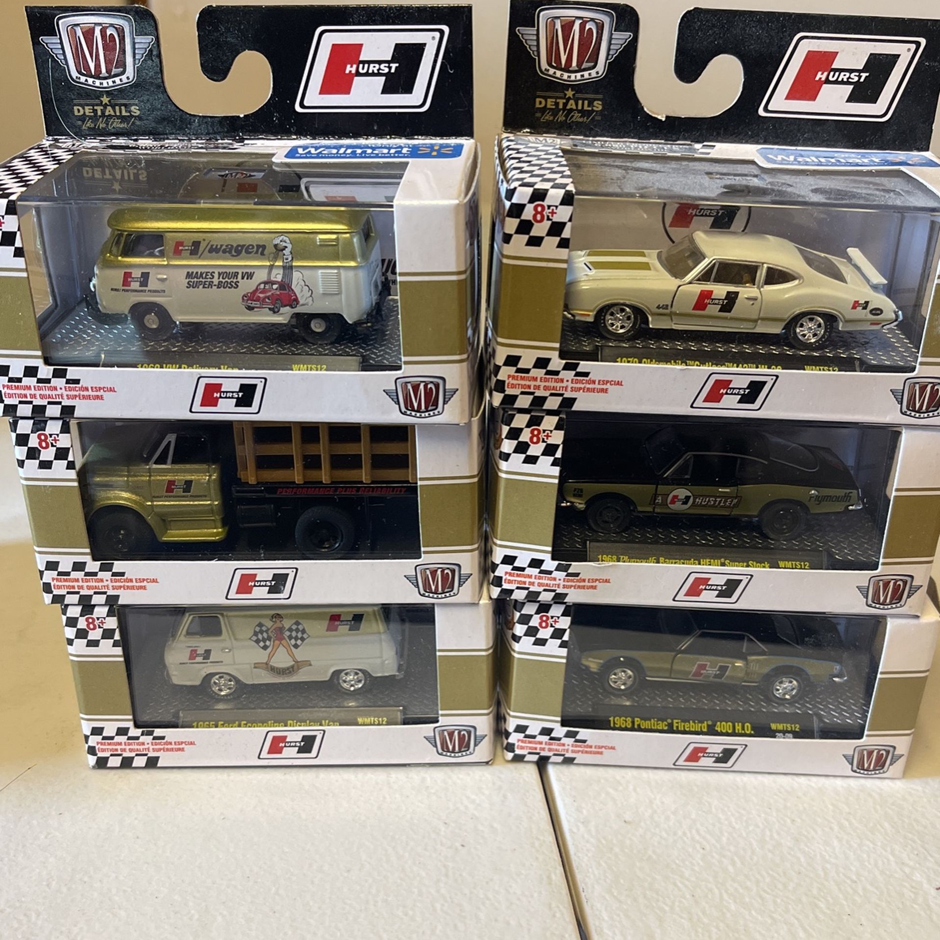 M2 Set Of 6 WALMART EXCLUSIVE