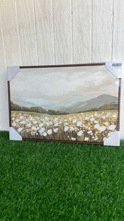 Summer Wildflower... Vintage Canvas Wall Art