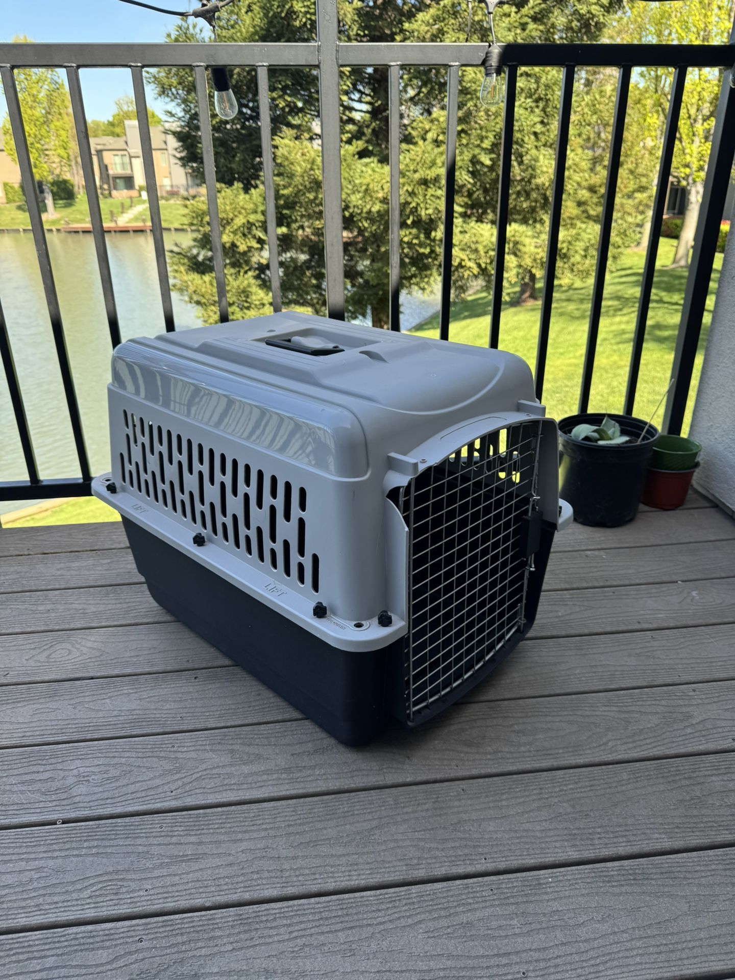 Covered Dog Crate