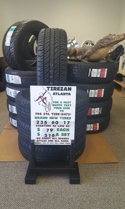 235 60 17 BRAND NEW TIRE TIRES $79 EACH $316 SET