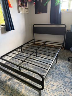 Sealy full size mattress and headboard and frame Full size