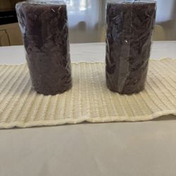 New Set Of 2 Pillar Candles