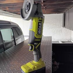 Ryobi 41/2 Inch Grinder With Battery 