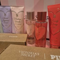 Valentine's Day Set Lotion And Mist Victoria's  Secret 