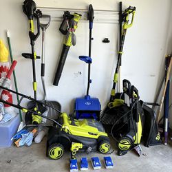 All Lawn Care Equipment, Power tool Kit, Hoses and Sprinklers