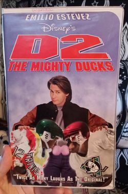 Disney D2 The mighty ducks VHS