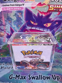 Pokémon TCG Obsidian Flames Booster Box in Acrylic Case