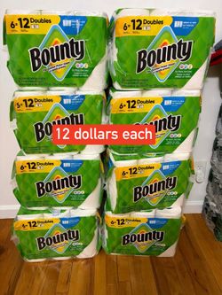 Bounty paper towel 12 dollars each