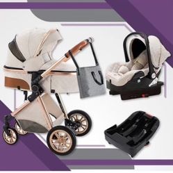 Baby Stroller With Car Seat And Attachment.