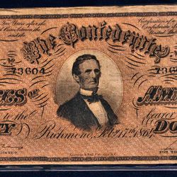 1864 Confederate $50 Columbia, SC Note