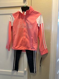 Adidas Outfit Little Girls Size 6 Jacket & Pants
