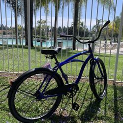 New Comfortable 😎 Beach Cruiser  Bike College Bicycle 26” Tires Standard Size Comfortable