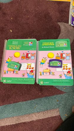 LeapFrog LeapPad Richard Scarry Books with Cartridges