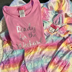 BRAND NEW! 🆕 Youth/Girls 3 Piece Fleece Sleepwear Set