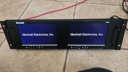 Marshall V-MD72 High Res LCD Rack Monitor With 1 Mod SDI Input And Output. No Power Supply 