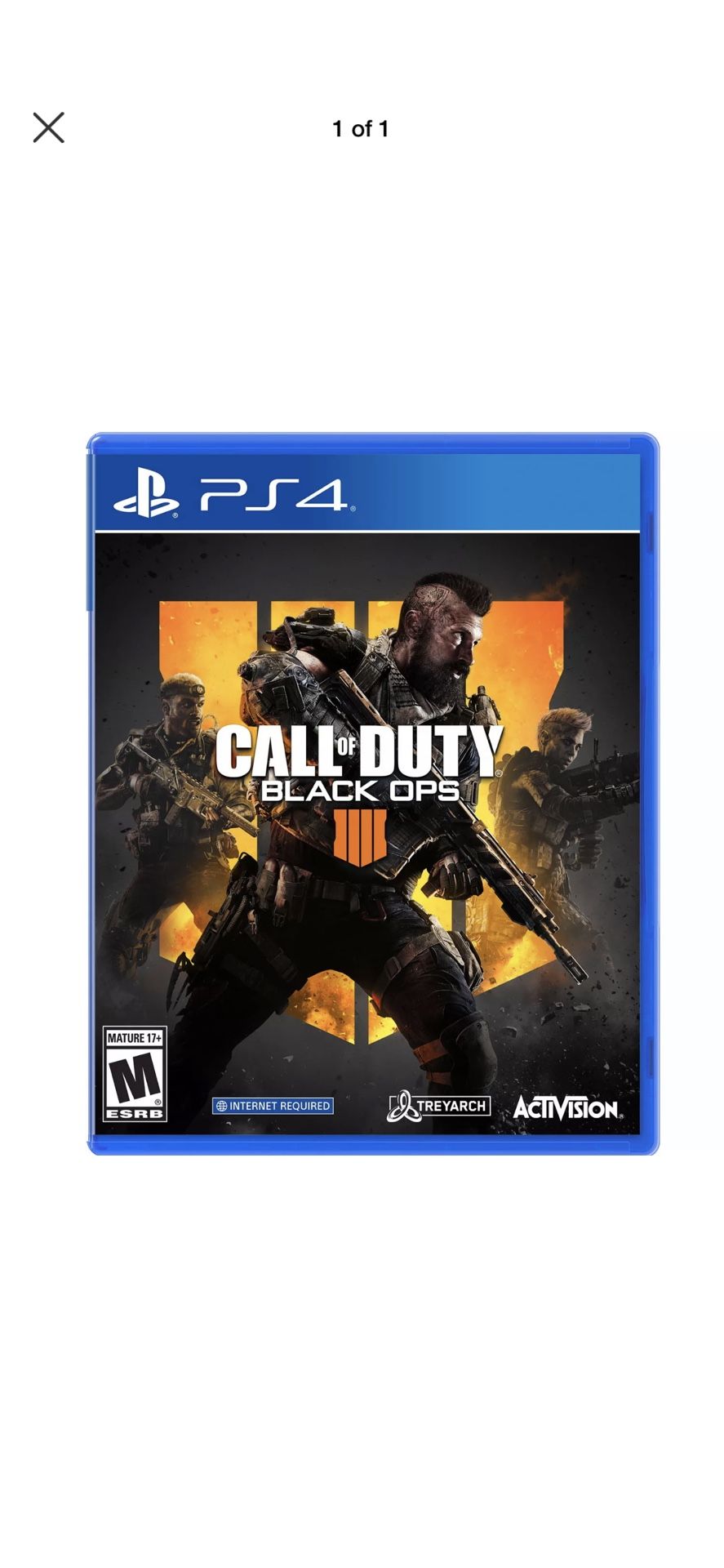 Call of duty black ops 4 ps4