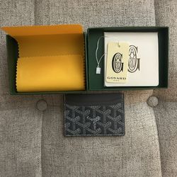 Goyard Card Holder Grey