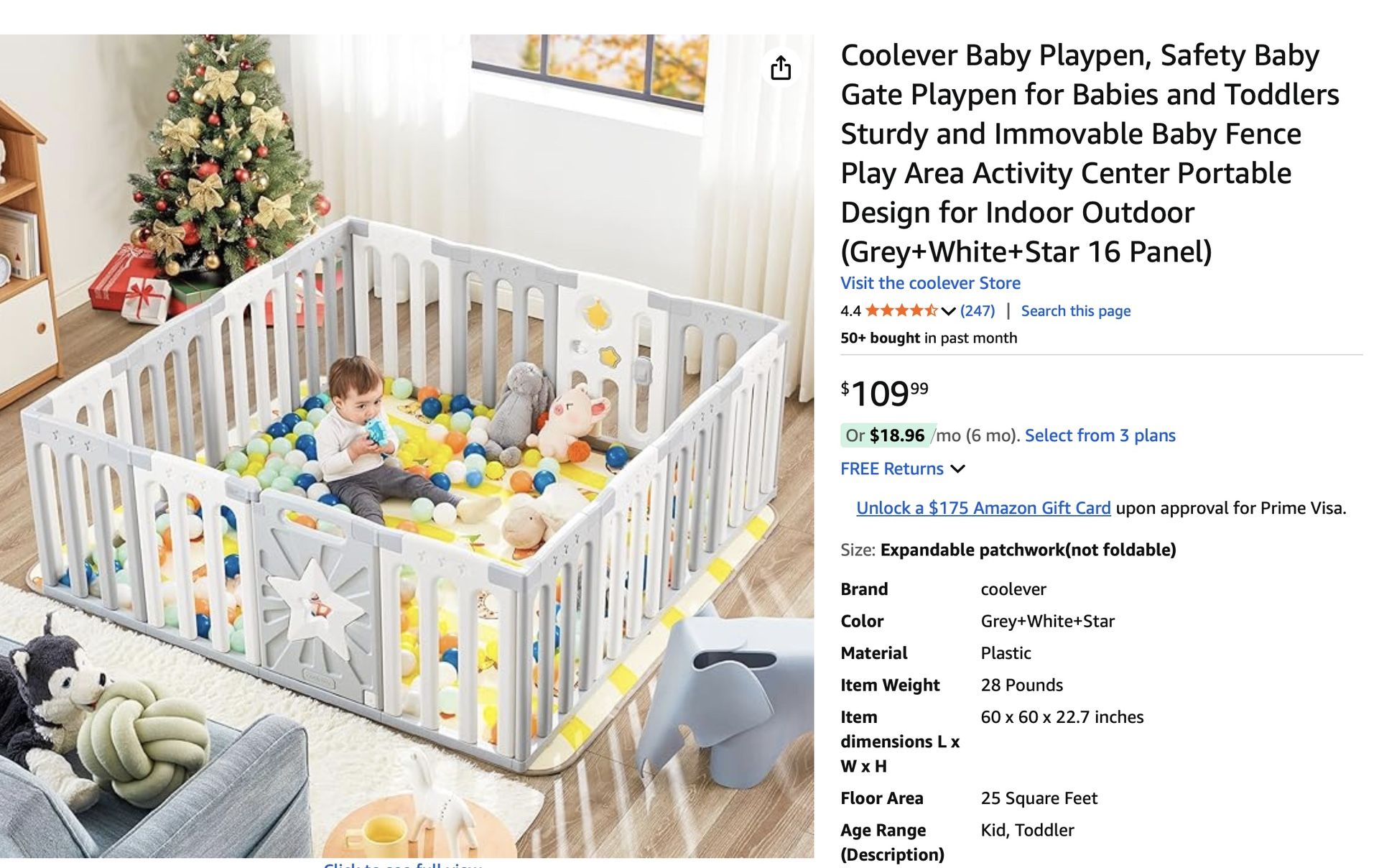 Two Sets Of Paneled Playpen For Babies Or Pets