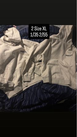 Light Oat essentials hoodies
