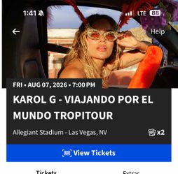 ONE Karol G concert ticket