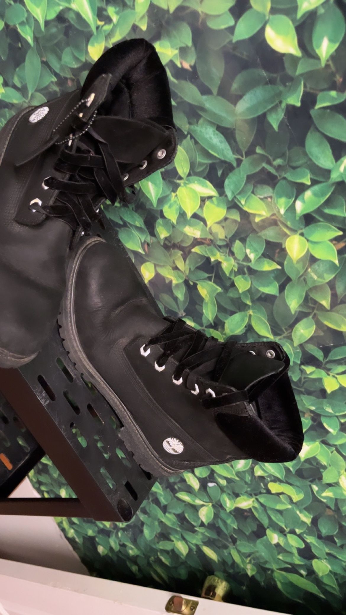 Black Timberlands Boots