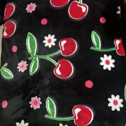 Cute Thick Soft Betsey JohnsonCherry Blanket