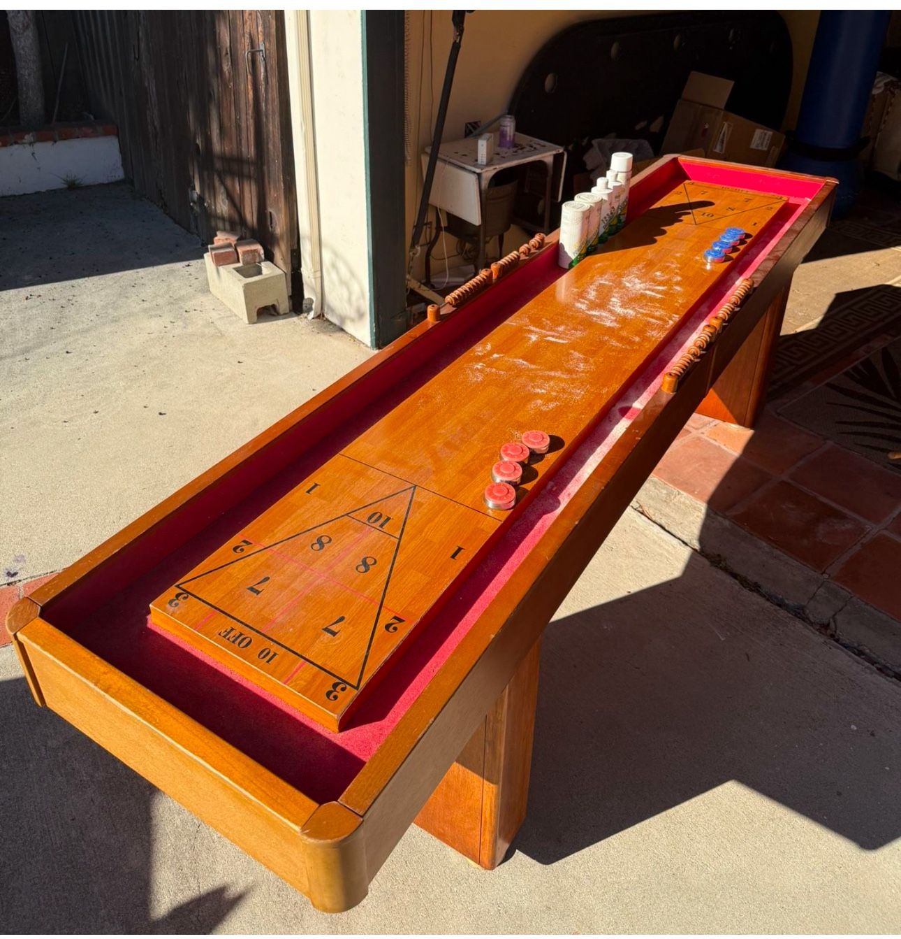 Shuffle Board Refurbishment In Auto Scoring