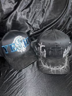 Rude Awakenings “YESHUA” & X Caps Viacrucis Black Crystals Hat