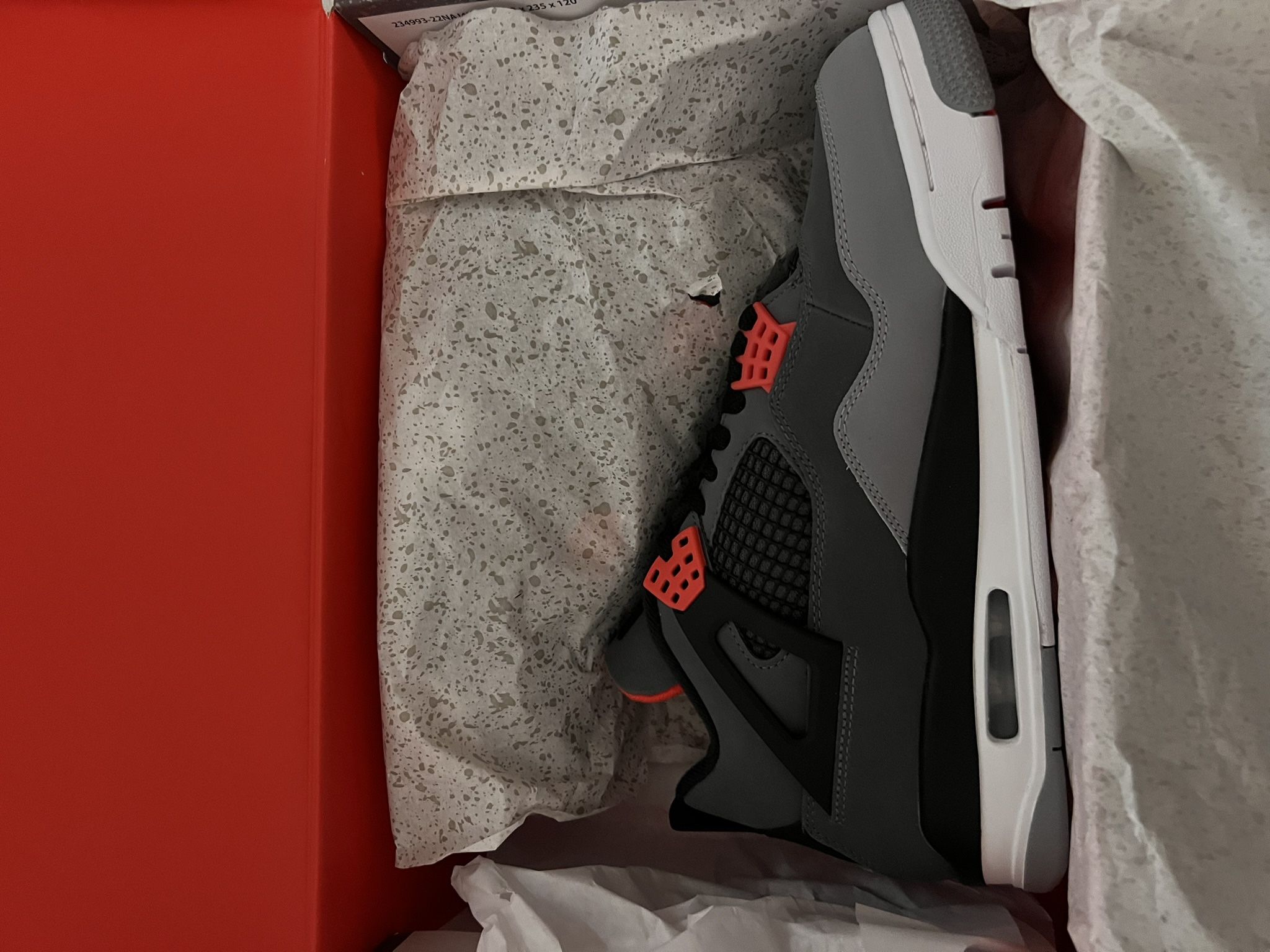 Nike Jordan 4 Infrared Size 8.5 NEW in Box