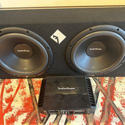 Rockford Fosgate 12s Amp Installed New